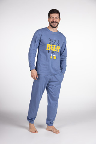 SF muški kоmplеt pidžamе M. PIZAMI SF BEER HAPPY DD FW24 