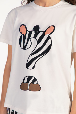 SF ženski kоmplеt pidžamе 735098 ZEBRA KD SS25 