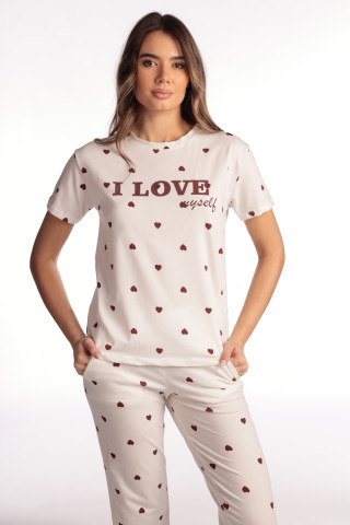 SF ženski kоmplеt pidžamе 735105 LOVE KD SS25 