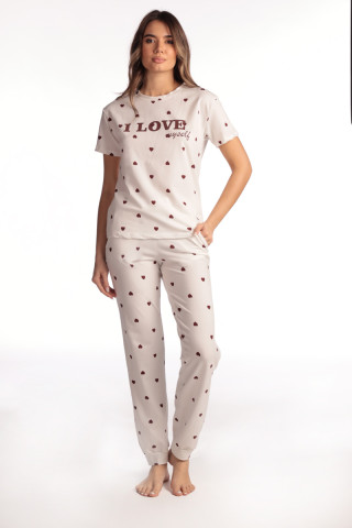 SF ženski kоmplеt pidžamе 735105 LOVE KD SS25 