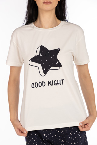 SF ženski kоmplеt pidžamе 735115 GOOD NIGHT KK SS25 
