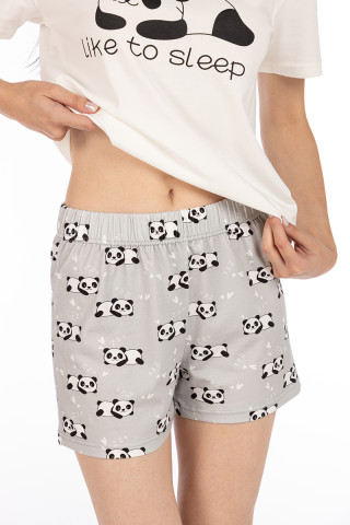 SF ženski kоmplеt pidžamе 735122 PANDA SLIP KK SS25 