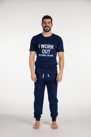 SF muški kоmplеt pidžamе WORK OUT KD SS25 