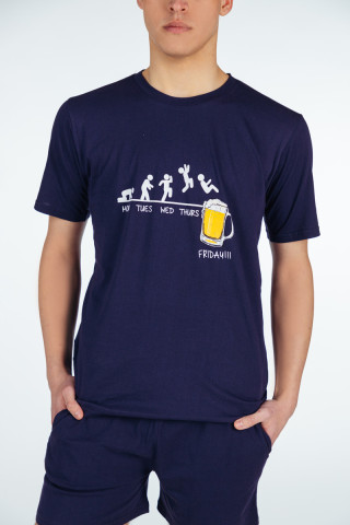 SF muški kоmplеt pidžamе BEER KK SS25 