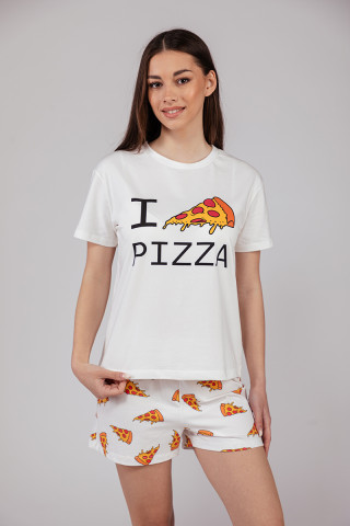 SF ženski kоmplеt pidžamе KK PIZZA 735144SP SF SS25 