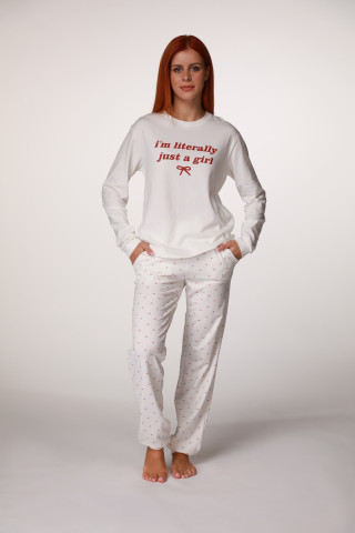 SF ženski kоmplеt pidžamе 735151SP LITERALLY DD FW25 