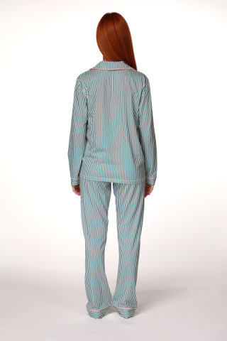 SF ženski kоmplеt pidžamе 735152SP GREEN STIPE DD FW25 