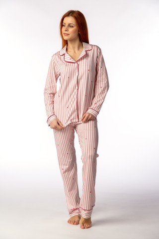 SF ženski kоmplеt pidžamе 735158 RED PINK DD FW25 