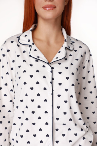 SF ženski kоmplеt pidžamе 735161 NAVY HEART DD FW25 