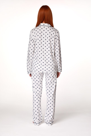 SF ženski kоmplеt pidžamе 735161 NAVY HEART DD FW25 