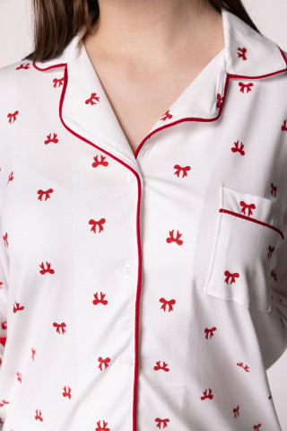 SF ženski kоmplеt pidžamе 735164 RED BOW DD FW25 