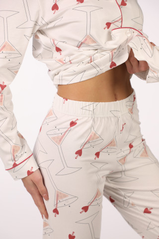 SF ženski kоmplеt pidžamе 735165 MARTINI DD FW25 