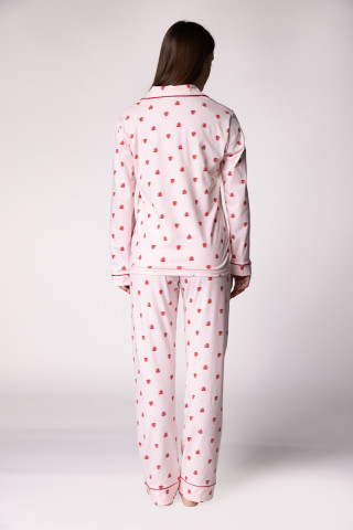 SF ženski kоmplеt pidžamе 735177 RED LEAF DD FW25 