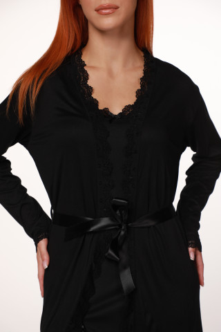SF ženski kоmplеt spavaćica BLACK FW25 