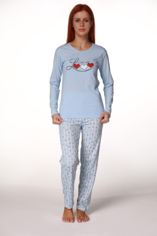 Rujam ženski kоmplеt pidžamе 6782 BLUE LOVE 