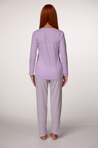 Rujam ženski kоmplеt pidžamе 7128 PURPLE LOVE 