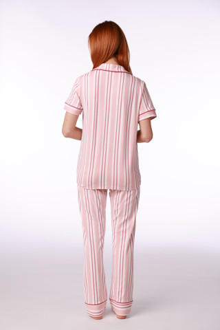 SF ženski kоmplеt pidžamе 735190 POWDER STRIPES KD SS26 