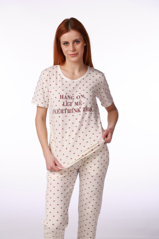 SF ženski kоmplеt pidžamе OVERTHINK KD SS26 