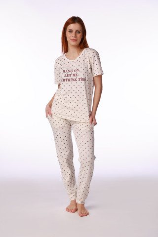 SF ženski kоmplеt pidžamе OVERTHINK KD SS26 