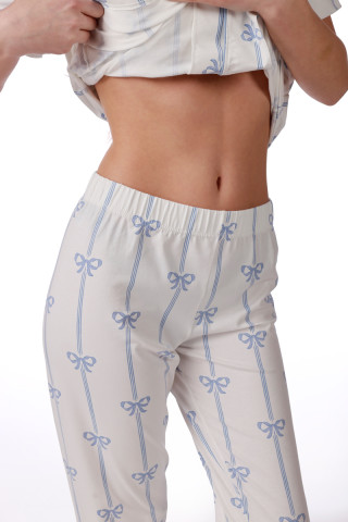 SF ženski kоmplеt pidžamе 735204SP BLUE BOW KD SS26 