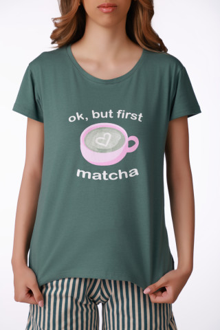SF ženski kоmplеt pidžamе MATCHA KK SS26 