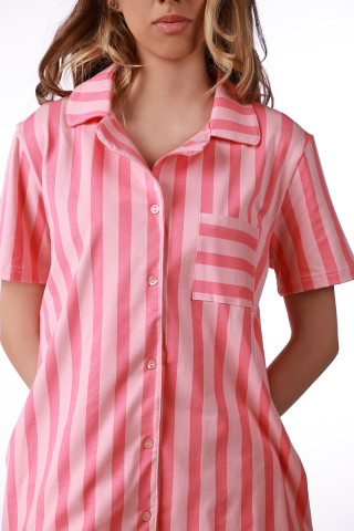 SF ženski kоmplеt pidžamе 735210SP CORAL STRIPES KK SS26 