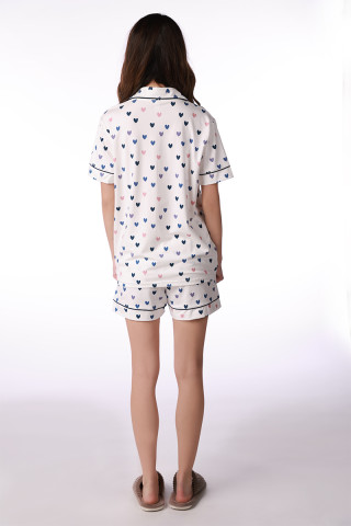 SF ženski kоmplеt pidžamе 735212SP MINI BLUE HEARTS KK SS26 