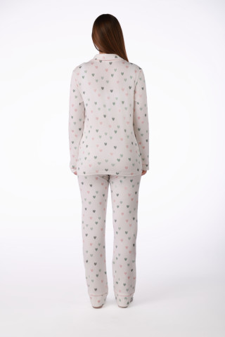 SF ženski kоmplеt pidžamе 735223 MINI GREEN HEARTS DD FW26 