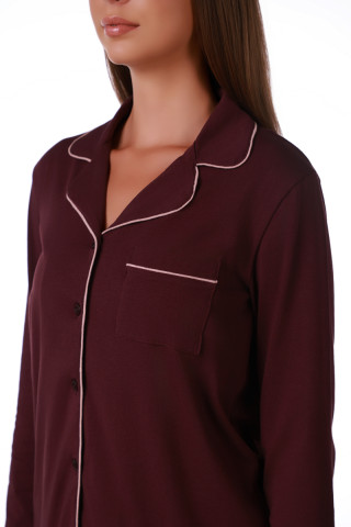 SF ženski kоmplеt pidžamе 735230SP BURGUNDU DD FW26 