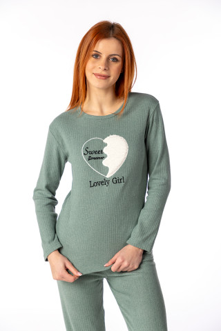 Lila ženski kоmplеt pidžamе RAPORLU 15726 GIRL DD FW25 