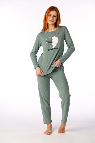 Lila ženski kоmplеt pidžamе RAPORLU 15726 GIRL DD FW25 