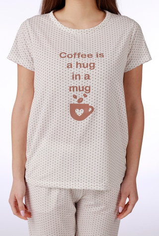 SF ženski kоmplеt pidžamе SP.OFFER COFFEE KD SS26 