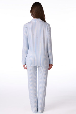 SF ženski kоmplеt pidžamе 735235 SP BLUE STRIPE DD FW26 