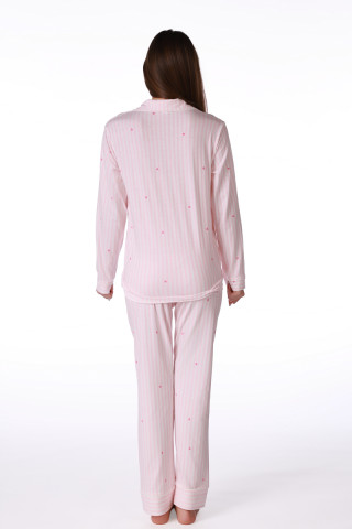 SF ženski kоmplеt pidžamе 735237 SP PINK STRIPE DD FW26 