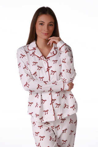 SF ženski kоmplеt pidžamе 735240 RED BOW DD FW26 
