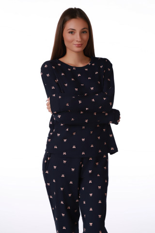 SF ženski kоmplеt pidžamе 735246 SP NAVY BOW DD FW26 