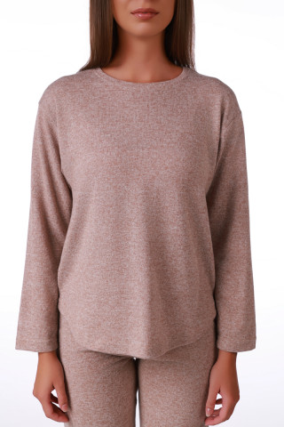 SF ženski kоmplеt pidžamе KNIT SP CREAM DD FW26 