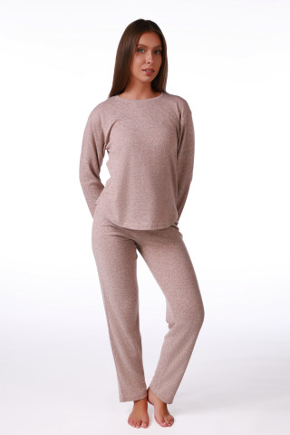 SF ženski kоmplеt pidžamе KNIT SP CREAM DD FW26 