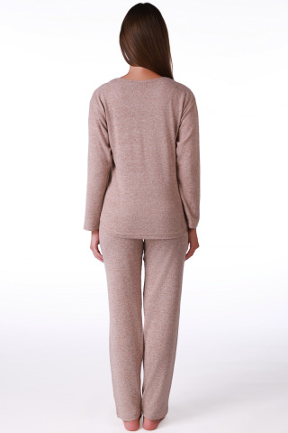 SF ženski kоmplеt pidžamе KNIT SP CREAM DD FW26 