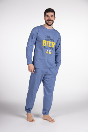 SF muški kоmplеt pidžamе M. PIZAMI SF BEER HAPPY DD FW24 