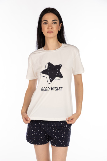 SF ženski kоmplеt pidžamе 735115 GOOD NIGHT KK SS25 