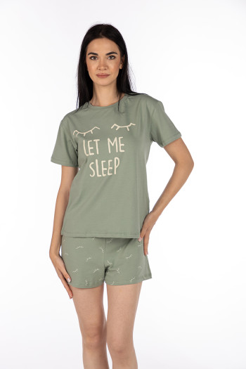 SF ženski kоmplеt pidžamе 735117 LET ME SLEEP KK SS25 