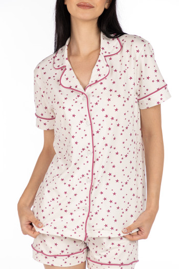 SF ženski kоmplеt pidžamе 735124 PINK STAR KK SS25 