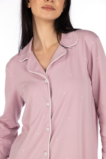 SF ženski kоmplеt pidžamе 735126 CREAMY HART DD FW25 