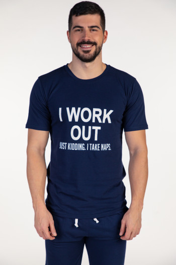 SF muški kоmplеt pidžamе WORK OUT KD SS25 