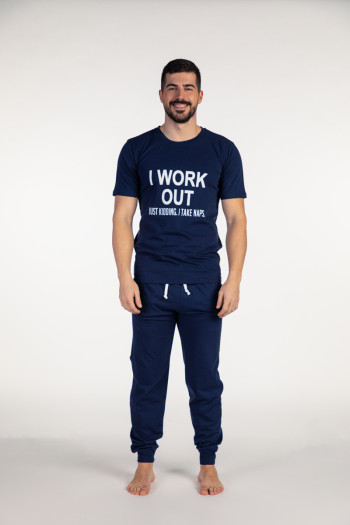 SF muški kоmplеt pidžamе WORK OUT KD SS25 