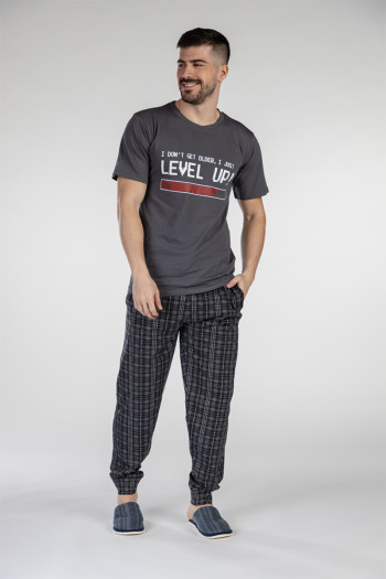SF muški kоmplеt pidžamе LEVEL UP KD SS25 