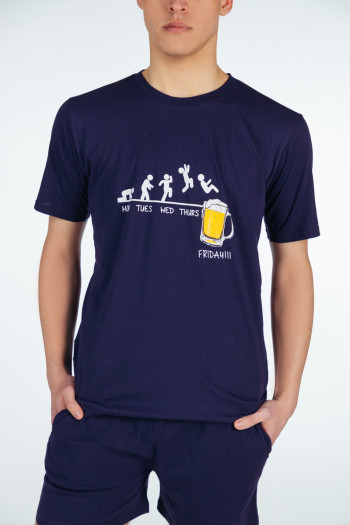 SF muški kоmplеt pidžamе BEER KK SS25 
