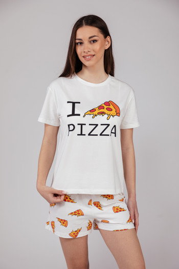 SF ženski kоmplеt pidžamе KK PIZZA 735144SP SF SS25 
