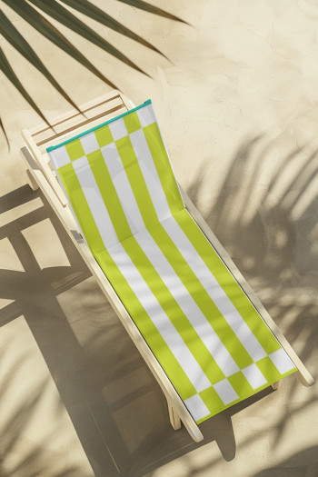 SF HOME  peškir Green Stripes 